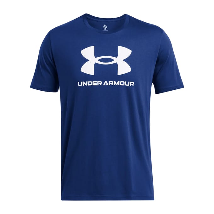 Under Armour Sportshirt Heren - Blauw - Katoen