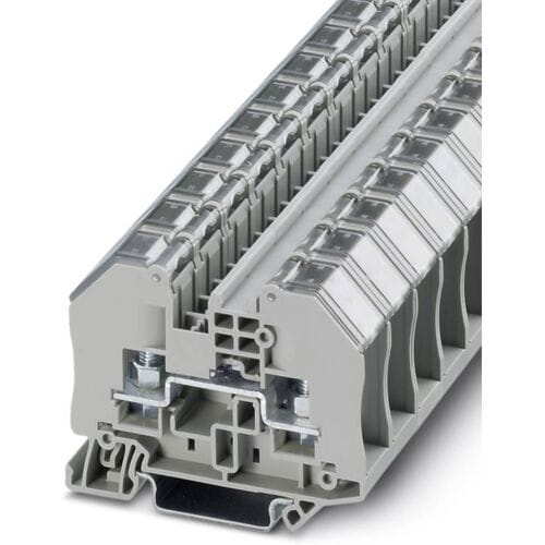 Phoenix Contact 3049961 Doorgangsklem 16.3 mm Boutaansluiting Grijs 50 stuk(s)