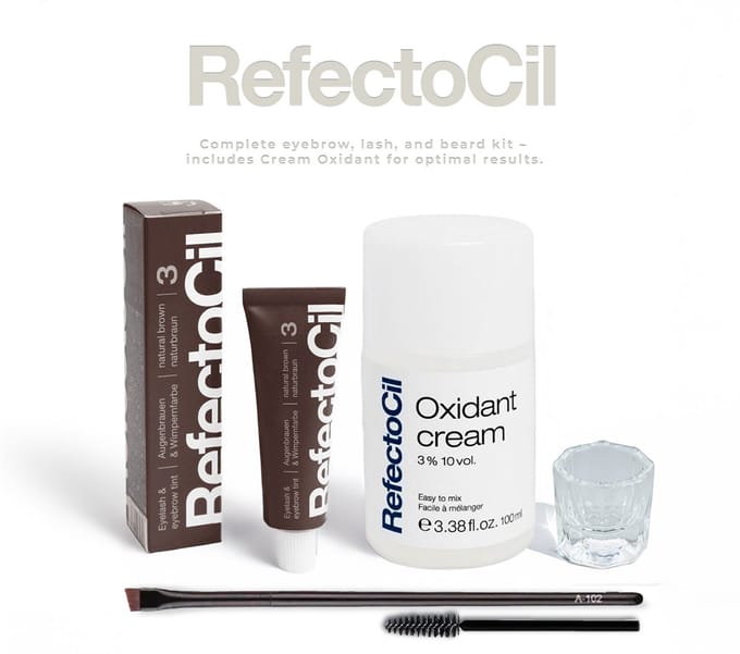 Refectocil Wimper & Wenkbrauw & Baard | Verf Kit Nr.3 Bruin (Cream Oxidant)