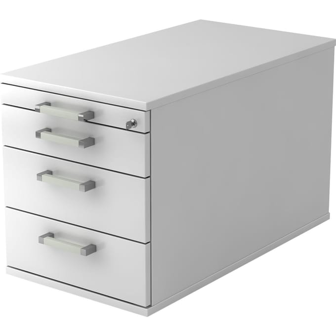 SIGNA TC30 CE - Rolcontainer Wit Chrome metaal handgreep