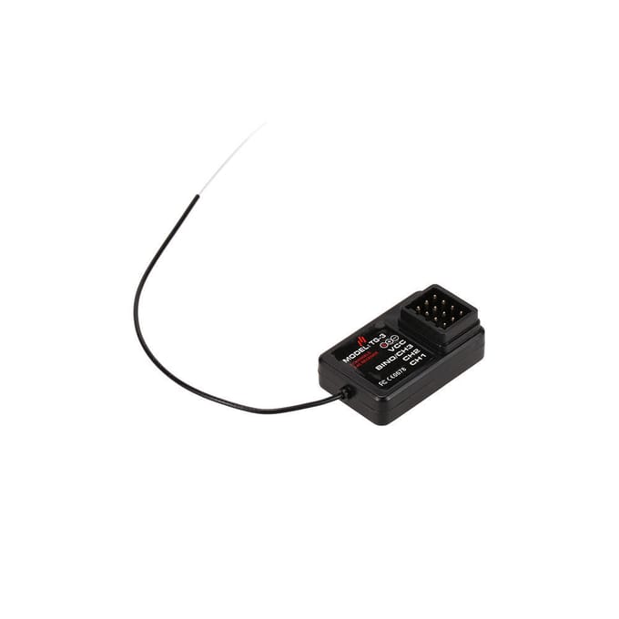 GoolRC TG-3 2.4G 3CH RC Auto Boot Ontvanger voor GoolRC TG3 AUSTAR AX5S Zender 1pcs zwart