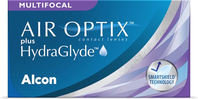 -7.00 - Air Optix® plus HydraGlyde® Multifocal - Medium - 3 pack - Maandlenzen - BC 8.60 - Multifocale contactlenzen