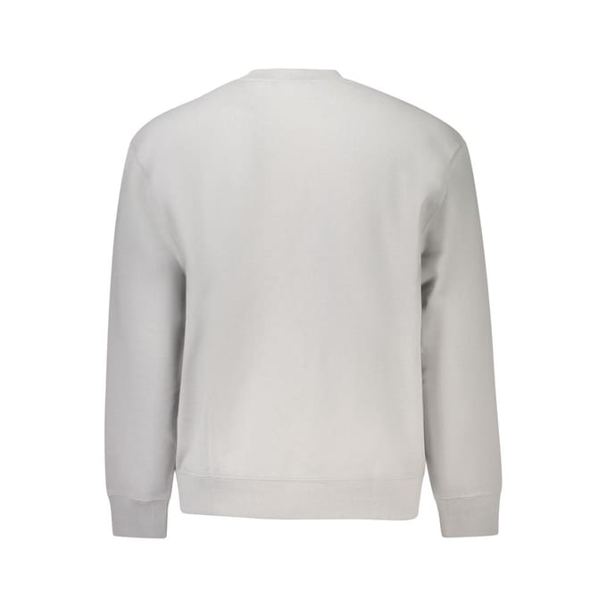 Calvin Klein Grigio Katoenen Mannen Sweater