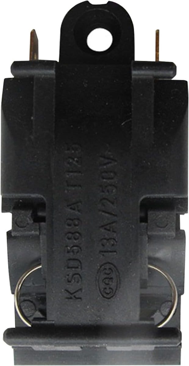Waterkoker Thermostaatknop - Stoomknop Koker - Water Koken - Veiligheidsbescherming - 13 Ampère - Zwart