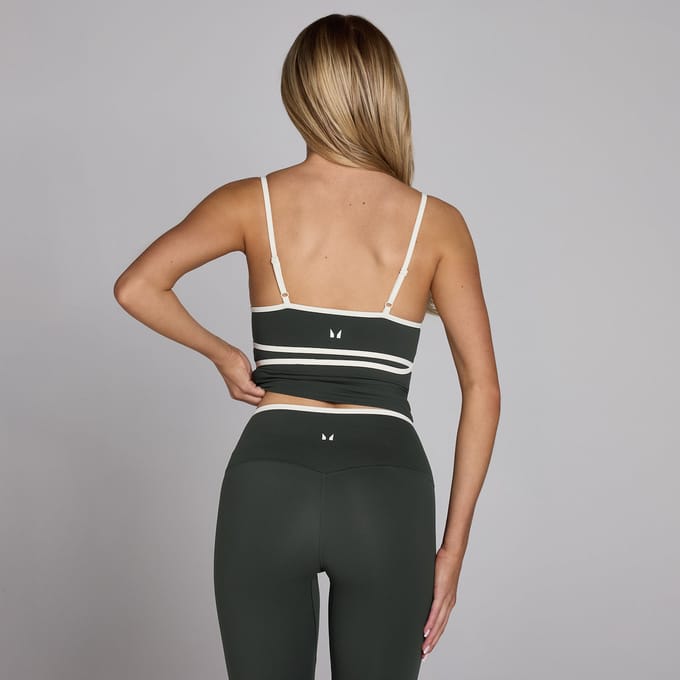 MP Dames Tempo Contrast Tie Top - Gewassen Zwart - L