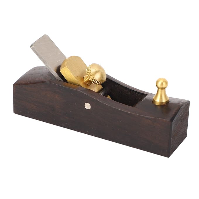 Mini Houten Schaaf Vlakke Bodem Kleine Hand Schaaf Gereedschap voor Rechte Objecten Schaven Trimmen Afschuinen beige