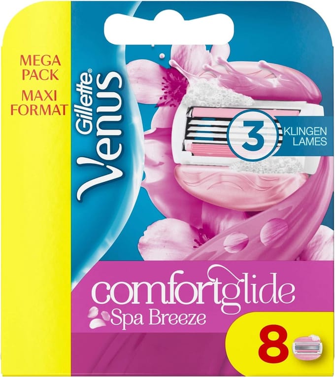Vrouwen Scheermesjes met Comfortglide en Spa Breeze Geur - Pak van 8