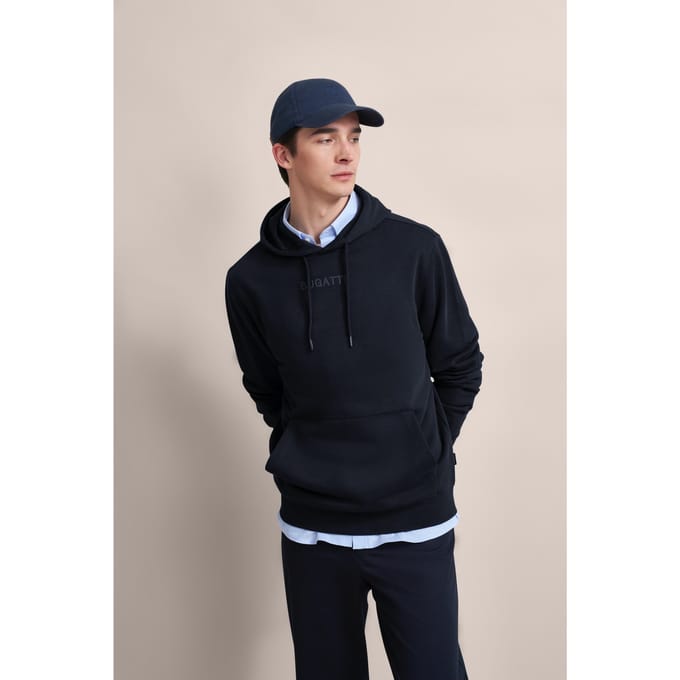 Bugatti Herren Sweatshirt met 3D opdruk