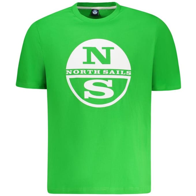 North Sails Verde Katoenen T-shirt voor Heren