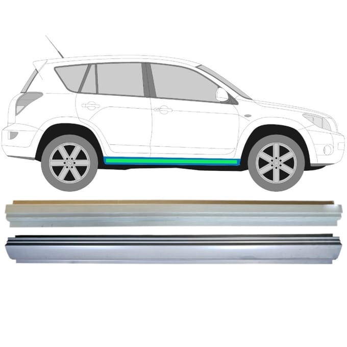 Frontruderamme voor Toyota Rav4 2006-2013 / Links = Rechts (symmetrisch) / Set