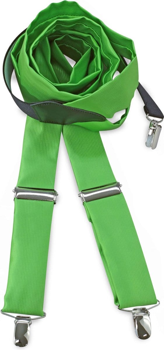 JB Collection - Bretels - bretels polyester stof appelgroen repp - appelgroen