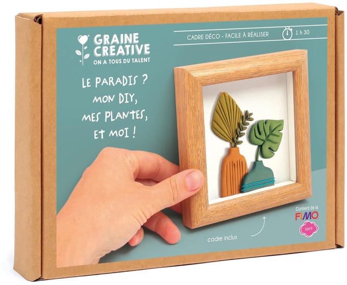 Graine Creative fimo miniatuur vazen knutselset - creatieve hobby kit.
