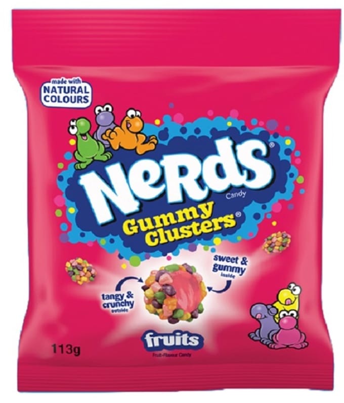 Nerds Gummy Clusters Fruits 113gr 10x