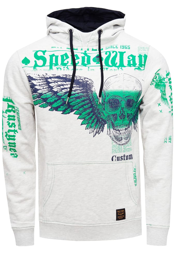 Streetwear "FLYING SKULL" trui