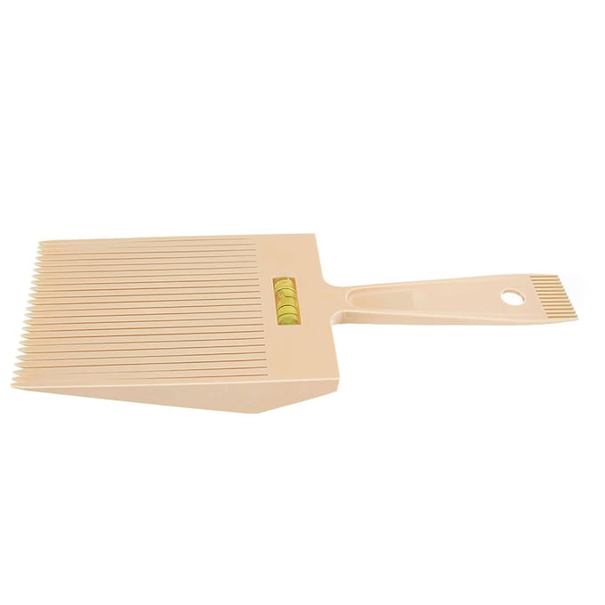 Professionele Platte Top Kam Draagbare Salon Kapper Haarstyling Knipgereedschap Accessoires beige