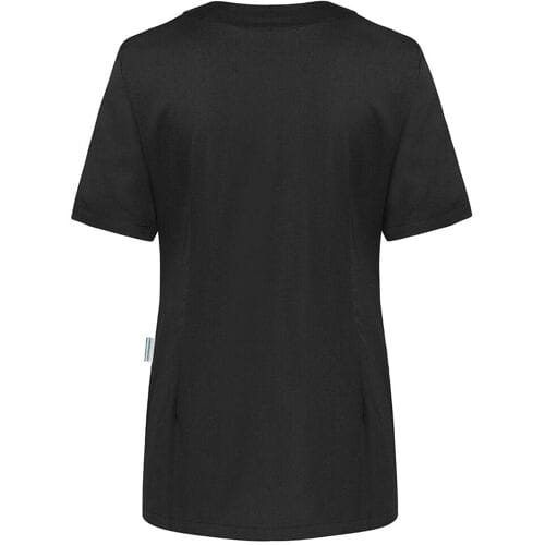 (6 stuks) KARLOWSKY Korte Mouw Dames Tuniek Essential - Zwart - maat: 34