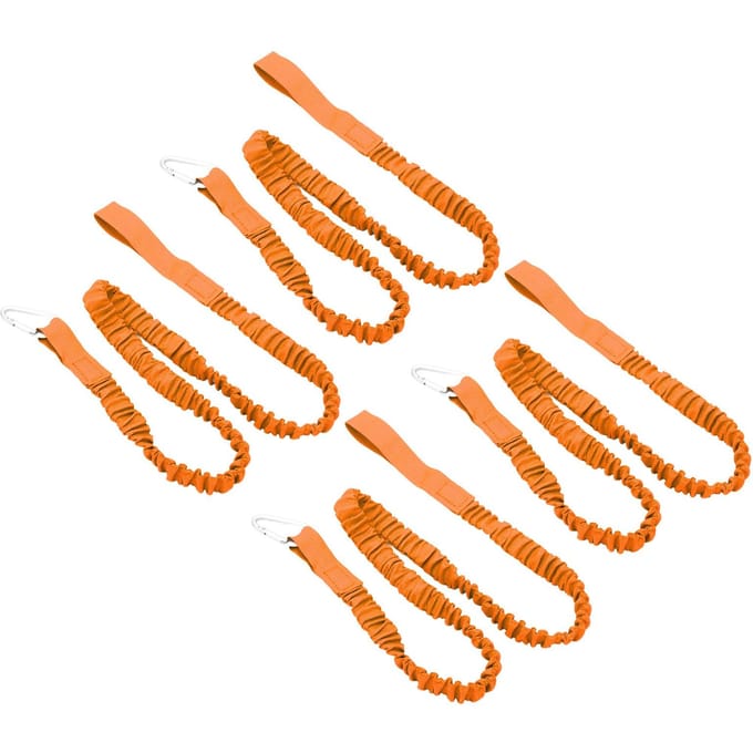 4PCS Longe de Canne de Kayak Élastique Anti-Perte Nylon Laisse de Pagaie de Canoë Corde de Sécurité pour Surf Rafting