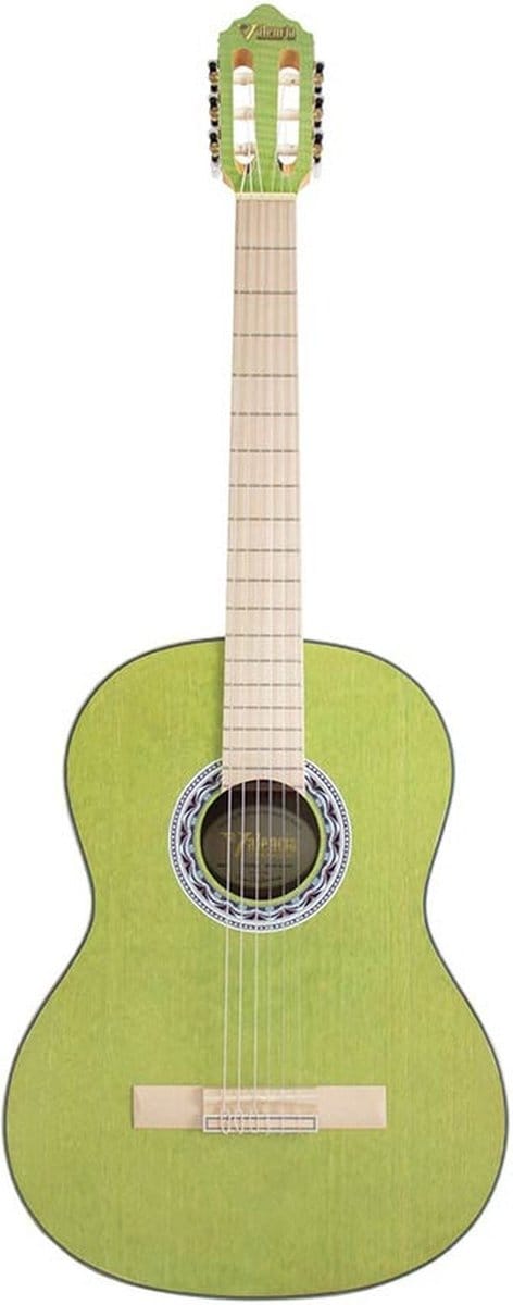 Valencia VC354GN Klassieke Gitaar 4/4 Groen Satin
