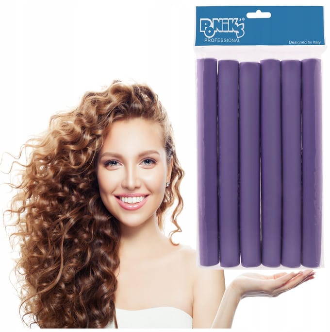Poniks Zeer DIKTE HAARROLLEN - PAPILOTS Golven - 20mm 6 PIX 18cm
