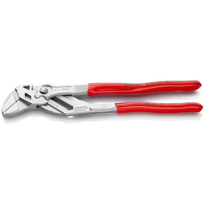 Knipex 86 03 250 Sleuteltang - 250 mm - Verchroomd - Sleutelwijdte tot 52 mm / 2 Inch - Kunststof bekleed