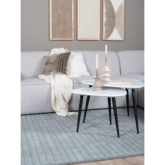 Salontafel Milou - Marmer - Set van 2 Groot - Organisch