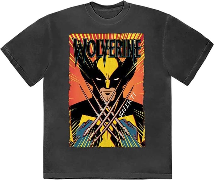 Marvel The X-Men - Wolverine Claws Heren T-shirt - M - Zwart