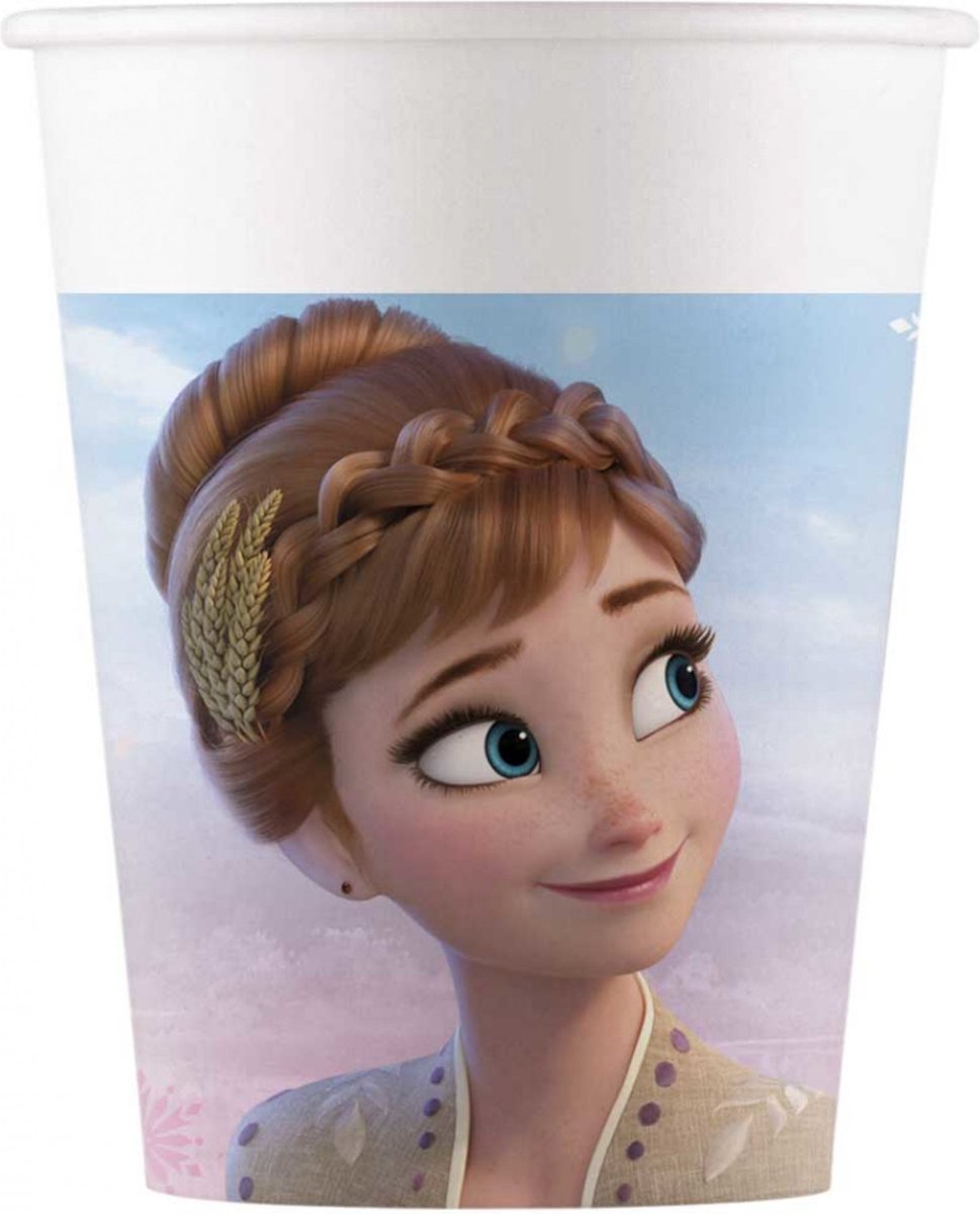 Globos - Paper Cups FSC Frozen 2 Wind Spirit 8 pcs.