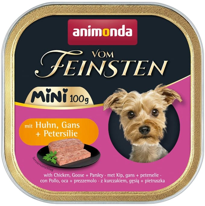 Vom Feinsten Dog Mini Adult 100g - Kip, gans & peterselie