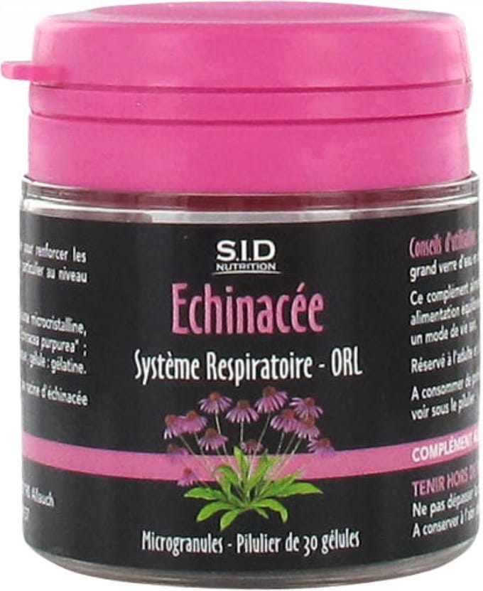 S.I.D Nutrition Ademhalingssysteem - ENT Echinacea 30 Capsules