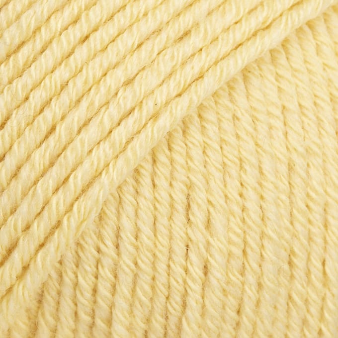 DROPS Cotton Merino Uni Colour - 17 vanille - Wol/Katoen Garen