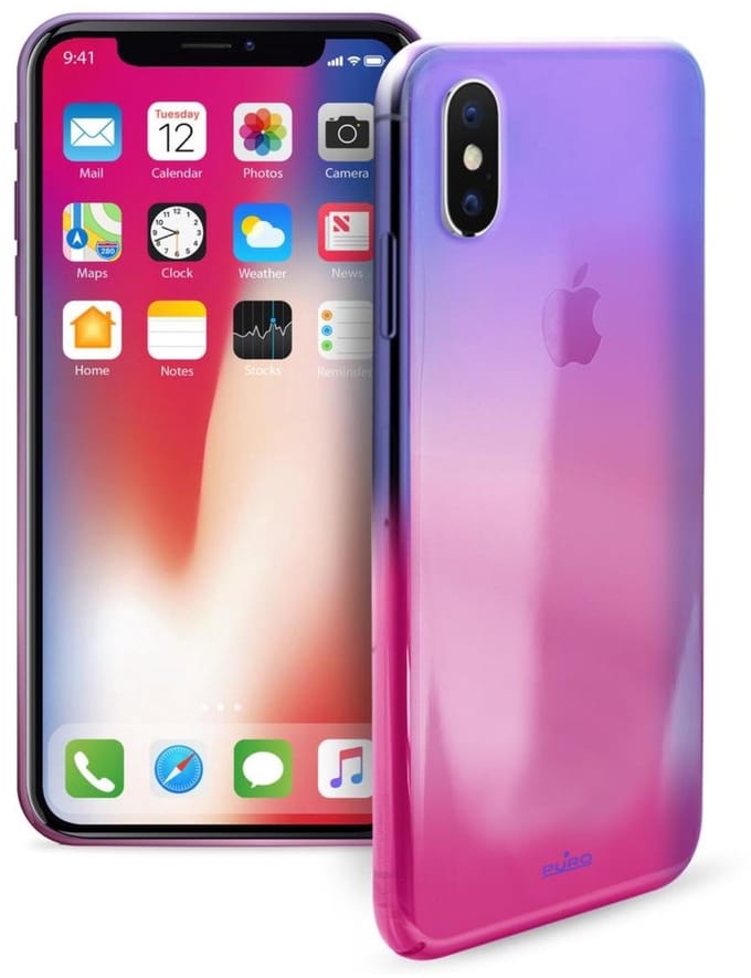 Puro zadnÃ­ kryt "Hologram" pro Apple iPhone X, rÃ¹Å?