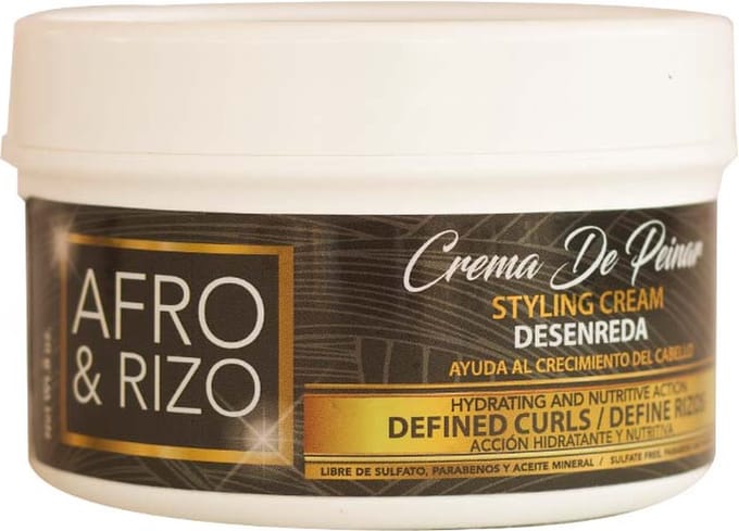 Afro & Rizo Crema de Peinar 8oz (Styling crème)