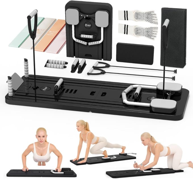 CLVP® Pilates Board - Pilates Bord - Pilates Board Reformer -Zwart
