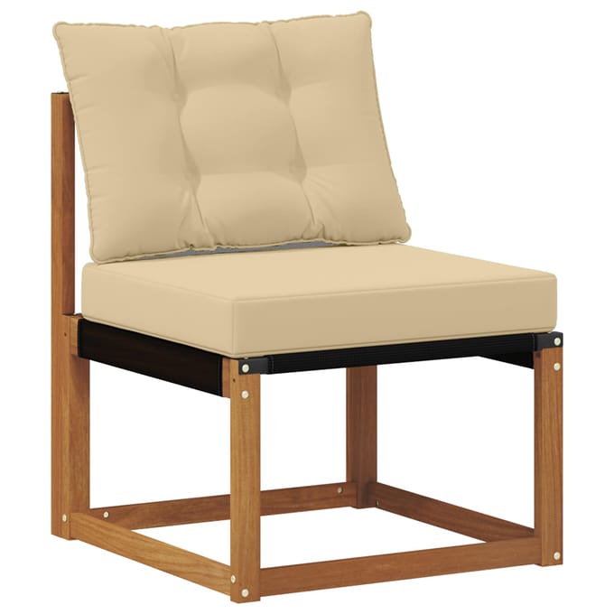 vidaXL - Buiten - Midden - Sofa - Massief - Acacia - Hout - Naturel