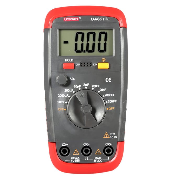 UYIGAO Handige digitale LCD-condensatorcapaciteitsmeter Tester Meetinstrument