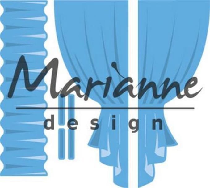 Marianne Design Creatables Snij en Embosstencil - Gordijnen