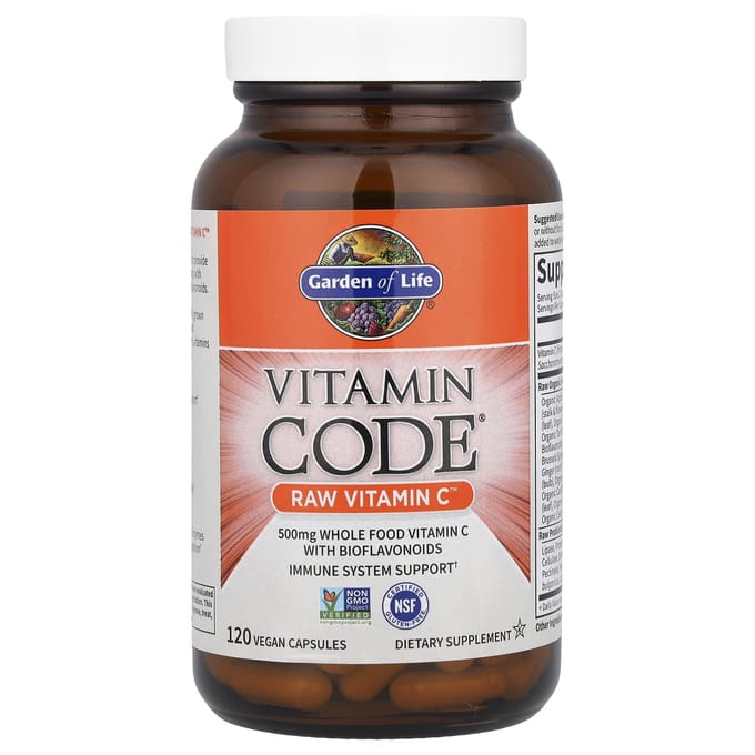 Vitamin Code RAW Vitamine C – 500 mg uit Whole Food