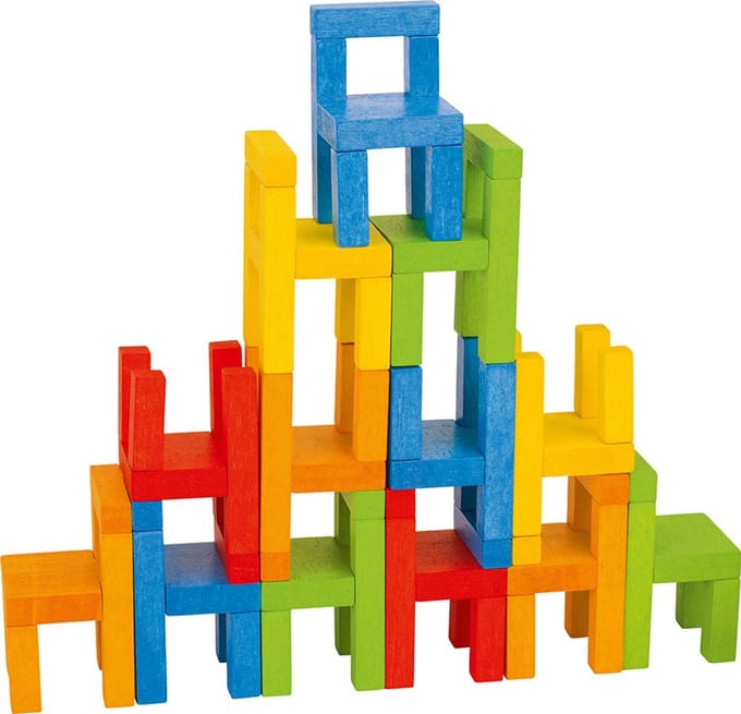 Balancing game, chairs