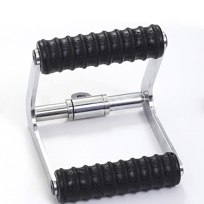 Fitness Pull Down Handvat Ergonomie V Roeihandvat V-Handvat Dubbel Roeimachine Handvat voor Biceps Triceps Rugspier Training gray