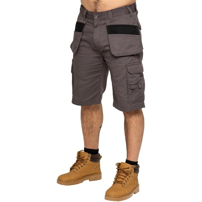 Kruze By Enzo | Heren Utility Cargo Werkshorts