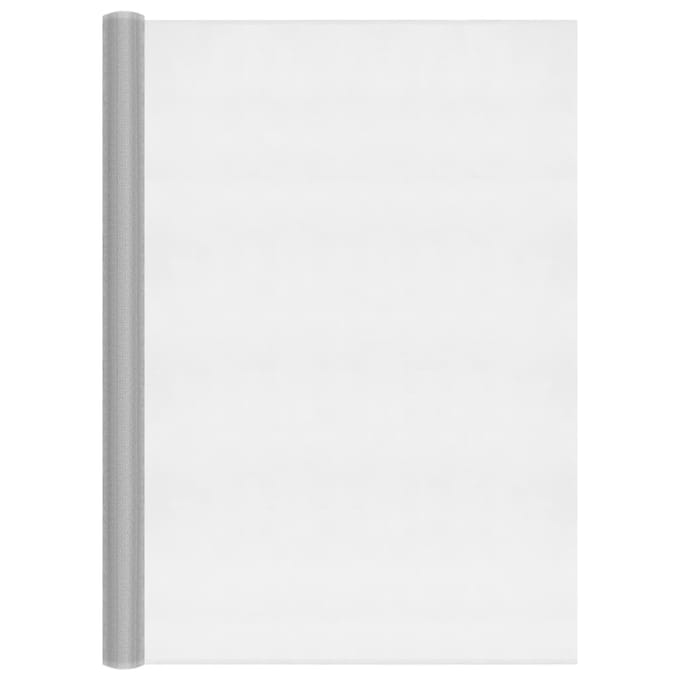 vidaXL - Gaas - 112x500 - cm - aluminium - zilverkleurig
