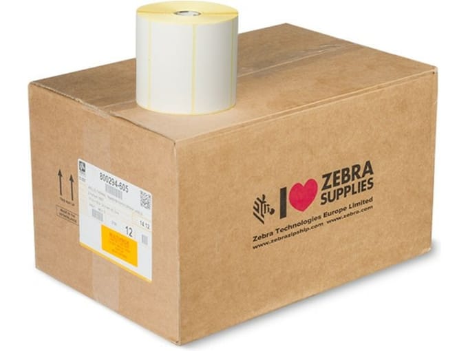 Zebra 800274-205 (Z-Select 2000T) Etiket Zwart op wit (102 mm x 51 mm) 12 rollen