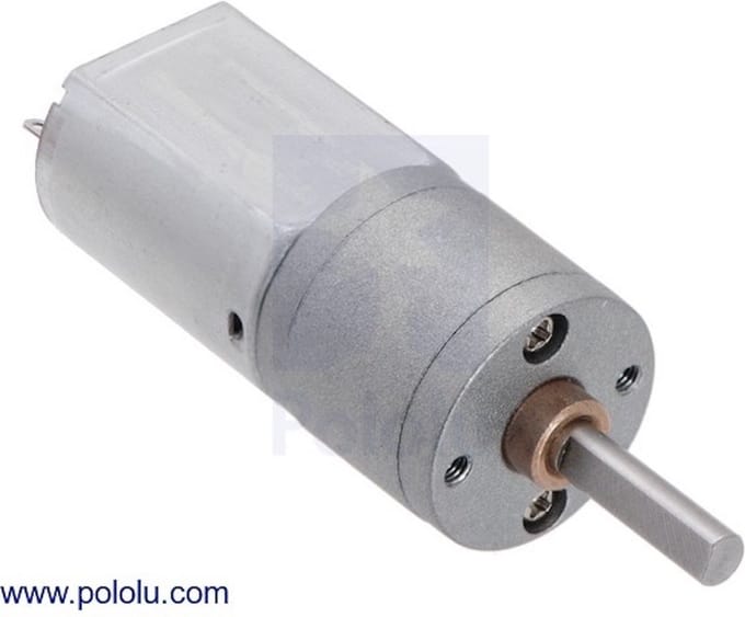 488:1 Metal Gearmotor 20Dx46L mm 6V with Extended Motor Shaft Pololu 3473