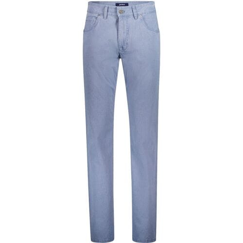Gardeur Broek Bill Authentic Chino Look Fine Texture Comfort Stretch Midden Blauw / male