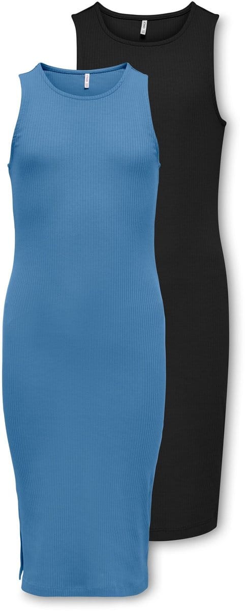 KIDS ONLY Jurk KOGBELFAST 2-pack Midi-jurk
