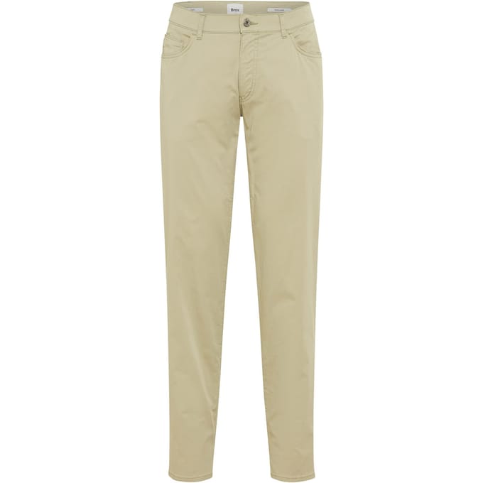 BRAX Heren Chino Broek regular/straight Groen 33W / 32L Volwassenen