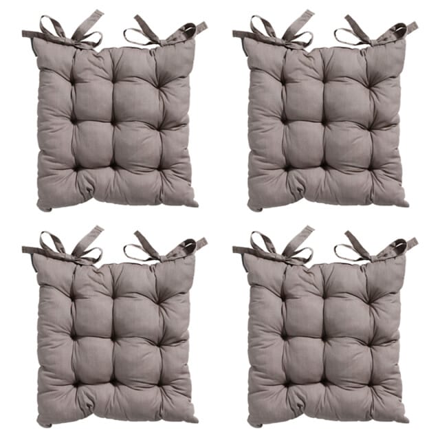 Madison - Zitkussen Toscane Basic taupe - Ca. 46x46 cm - Set van 4