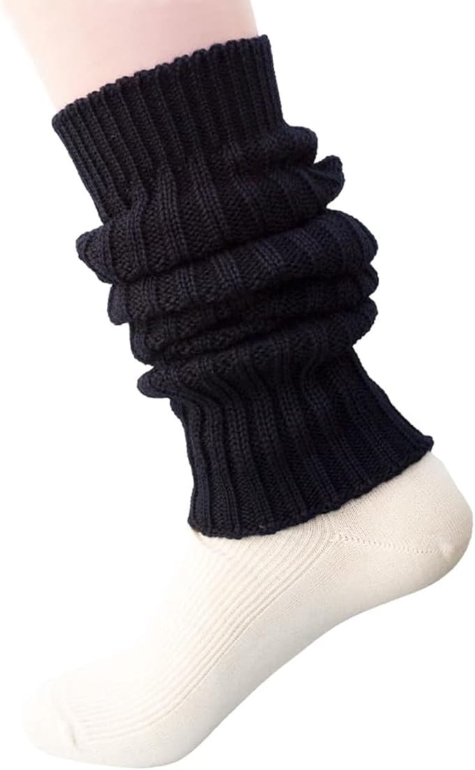 Famanu - Gebreide alpaca beenwarmers, lang, warm, voor winter en dans
