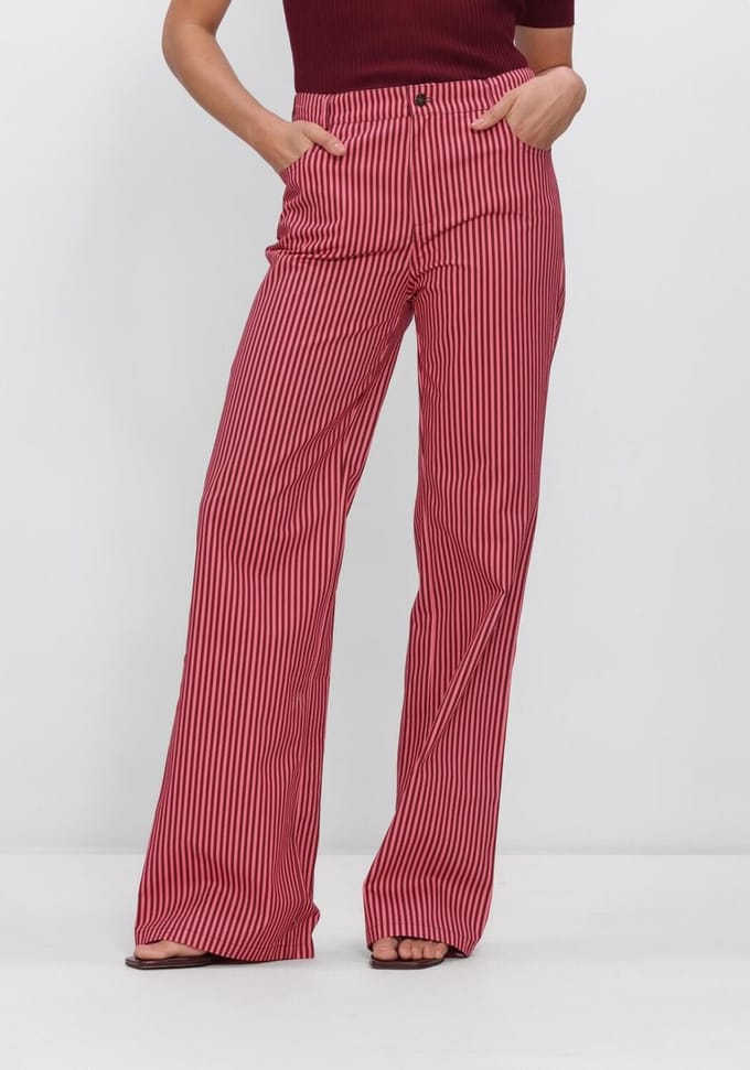 Ydence Pants Djamilla Tall Broeken Dames - Roze - Maat L