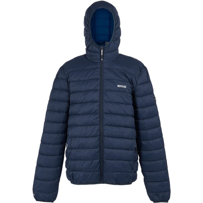 Regatta Heren Marizion gewatteerde jas met capuchon (Marine/Olympisch Blauw)